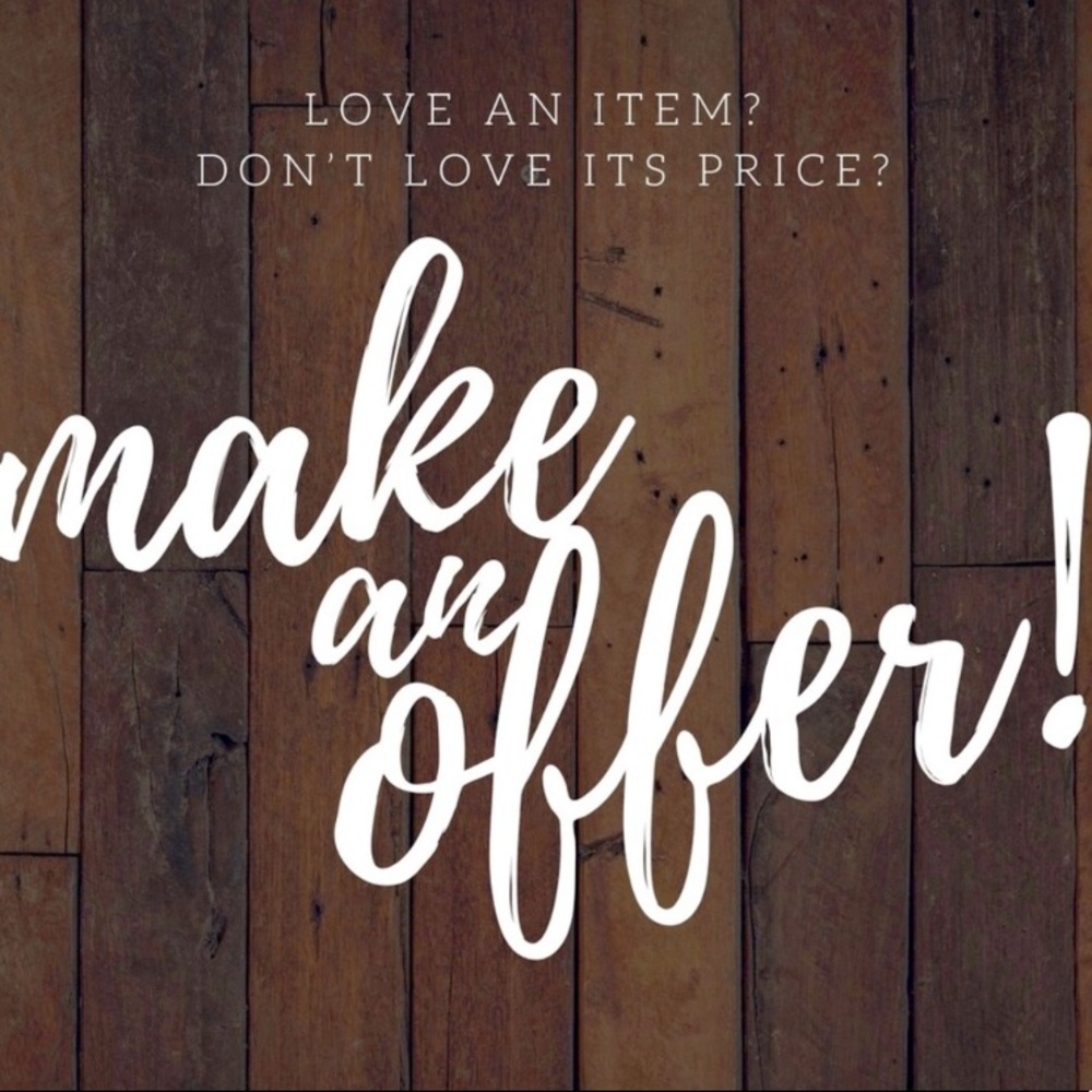 I welcome reasonable offers 🤍